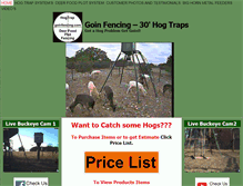 Tablet Screenshot of goinfencing.com